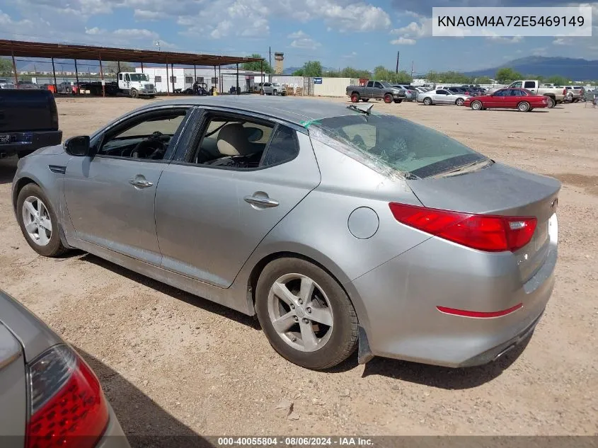 KNAGM4A72E5469149 2014 Kia Optima Lx