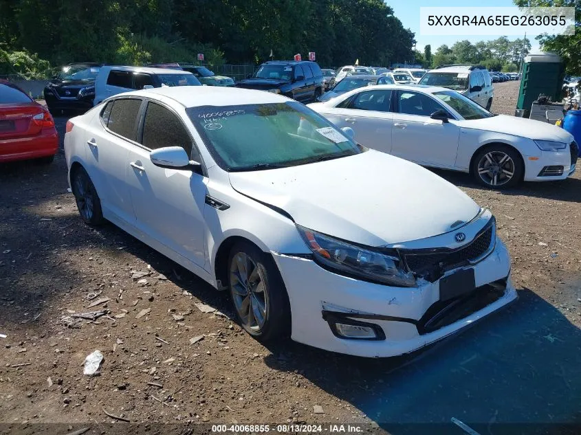 5XXGR4A65EG263055 2014 Kia Optima Sx Turbo