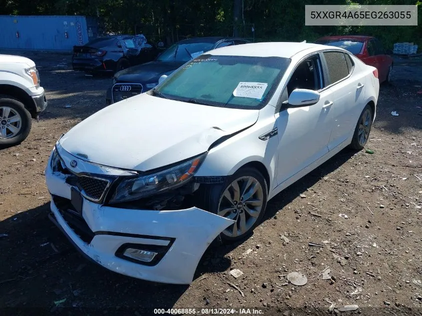 5XXGR4A65EG263055 2014 Kia Optima Sx Turbo