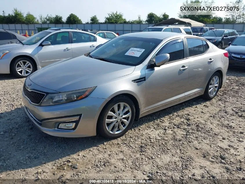 5XXGN4A7XEG275075 2014 Kia Optima Ex