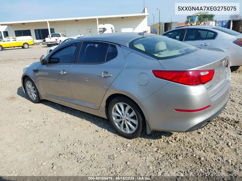 2014 Kia Optima Ex VIN: 5XXGN4A7XEG275075 Lot: 40105419