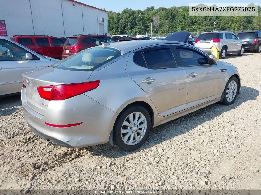 2014 Kia Optima Ex VIN: 5XXGN4A7XEG275075 Lot: 40105419