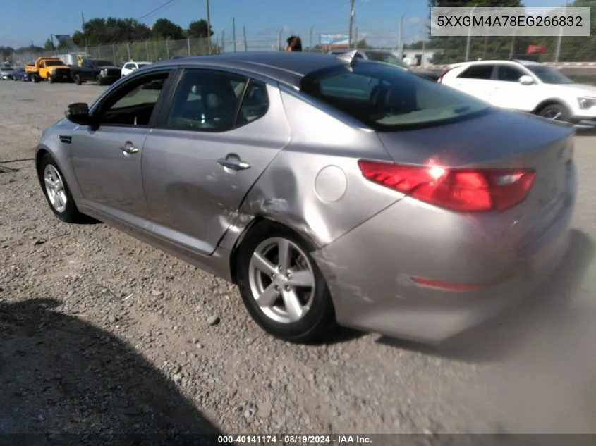 5XXGM4A78EG266832 2014 Kia Optima Lx