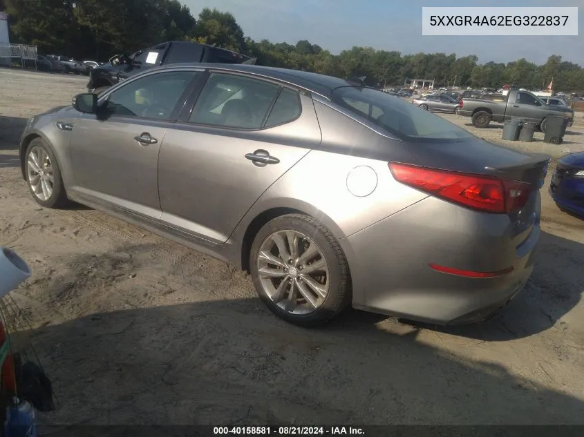 5XXGR4A62EG322837 2014 Kia Optima Sx