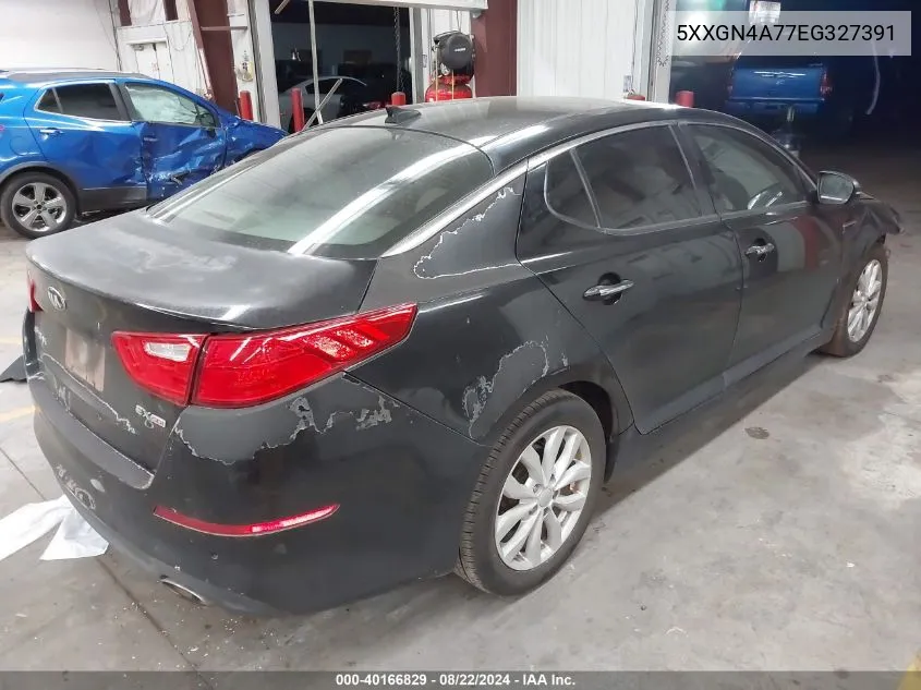 2014 Kia Optima Ex VIN: 5XXGN4A77EG327391 Lot: 40166829