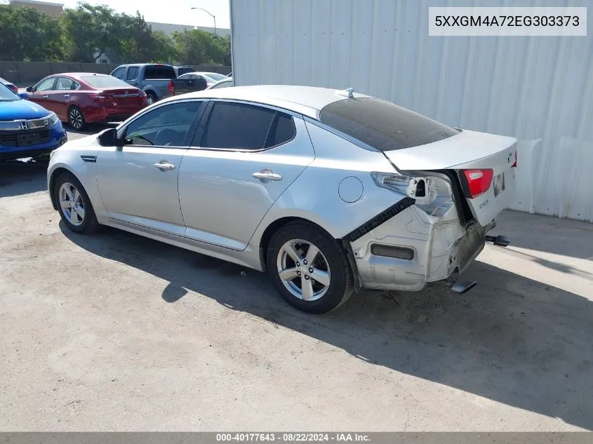 5XXGM4A72EG303373 2014 Kia Optima Lx