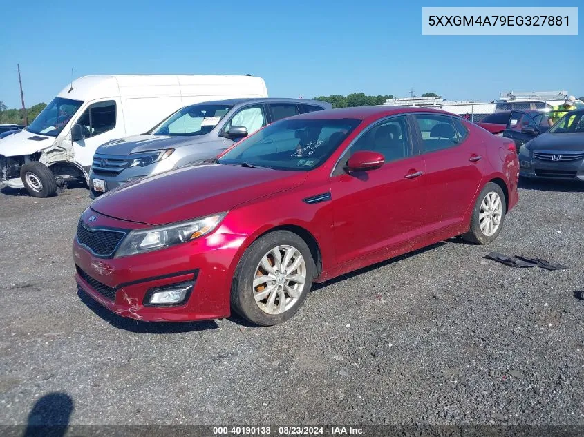 2014 Kia Optima Lx VIN: 5XXGM4A79EG327881 Lot: 40190138