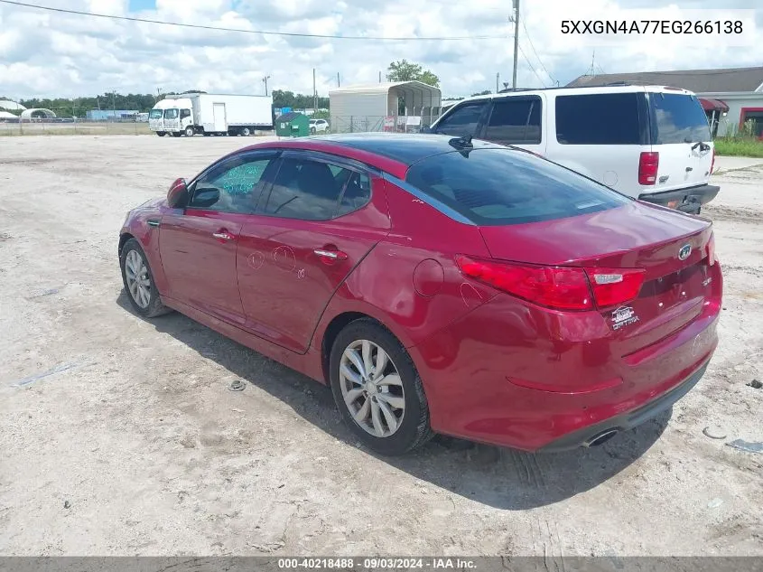 5XXGN4A77EG266138 2014 Kia Optima Ex