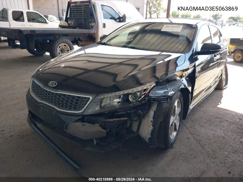 KNAGM4AD3E5063869 2014 Kia Optima Hybrid Lx