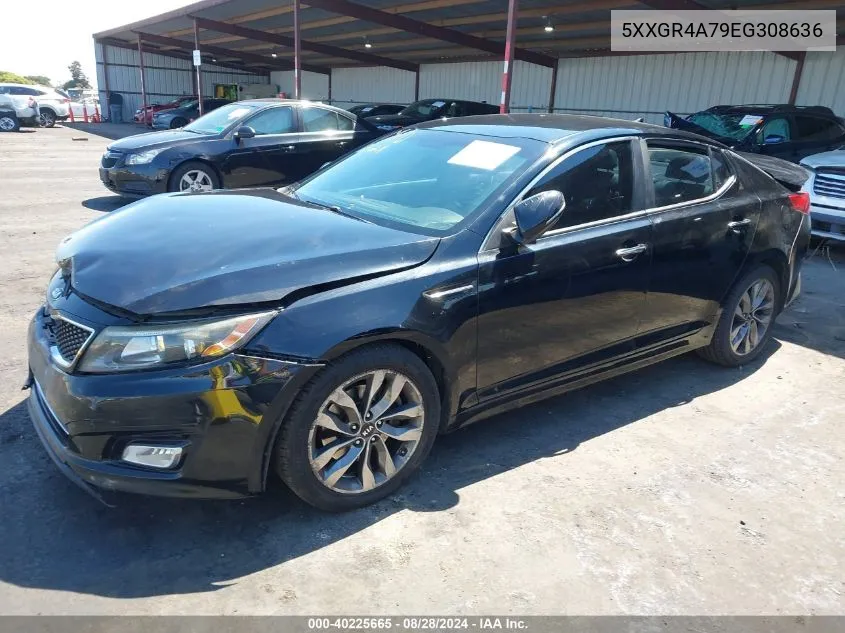 2014 Kia Optima Sx VIN: 5XXGR4A79EG308636 Lot: 40225665