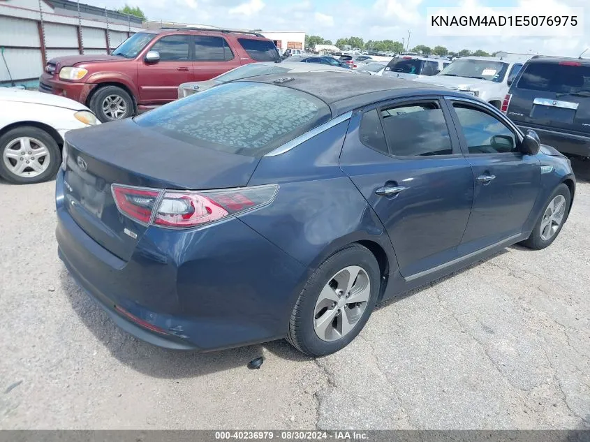 KNAGM4AD1E5076975 2014 Kia Optima Hybrid Lx