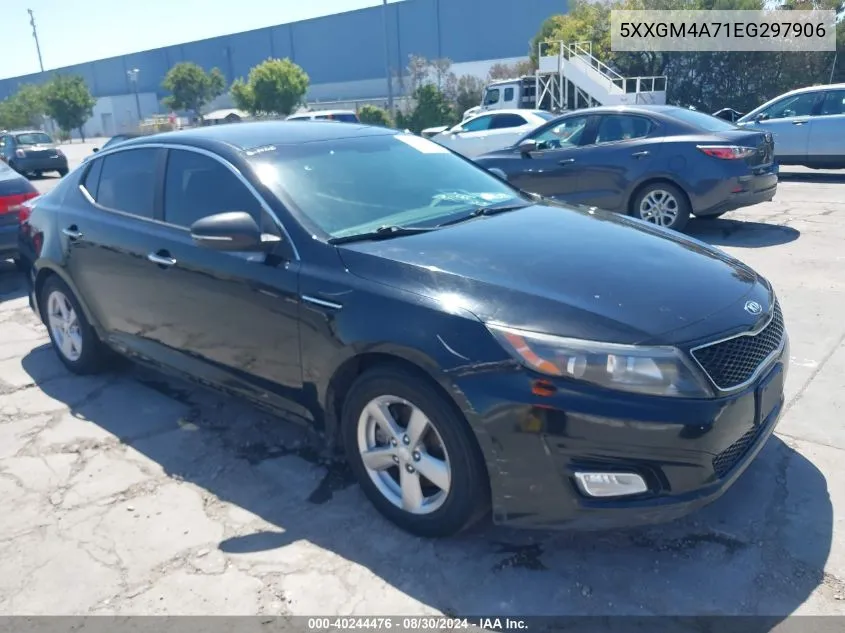 2014 Kia Optima Lx VIN: 5XXGM4A71EG297906 Lot: 40244476