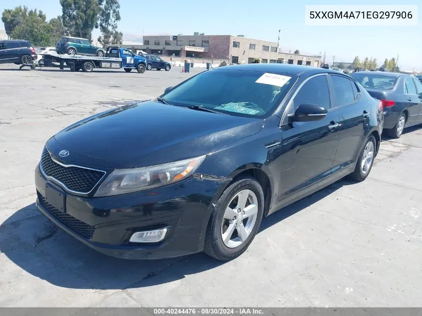 2014 Kia Optima Lx VIN: 5XXGM4A71EG297906 Lot: 40244476