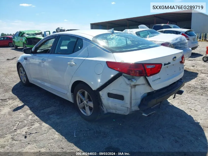 5XXGM4A76EG289719 2014 Kia Optima Lx