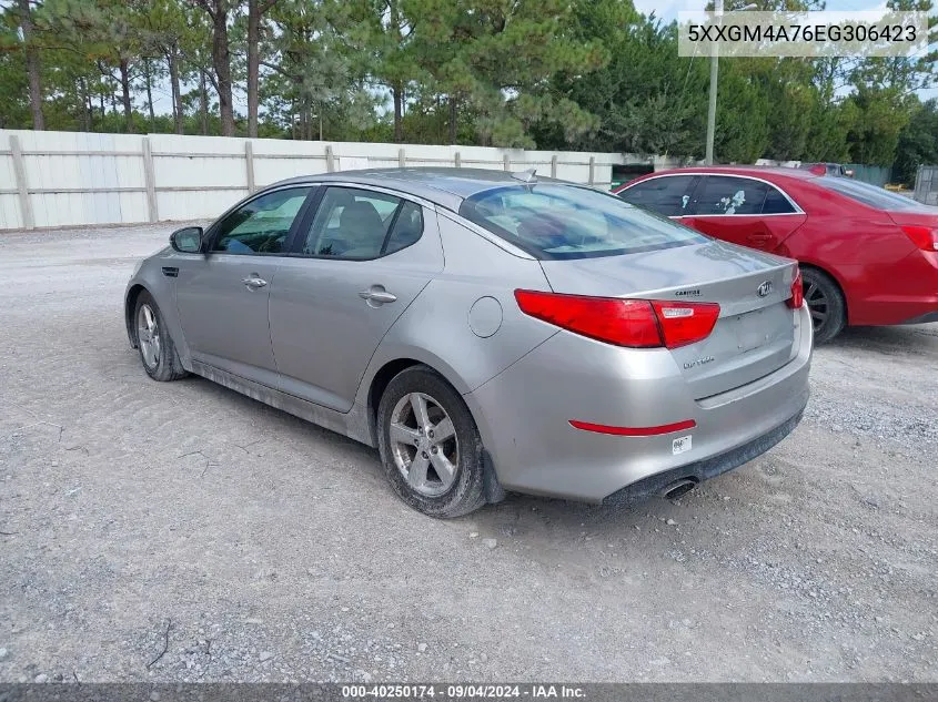 5XXGM4A76EG306423 2014 Kia Optima Lx