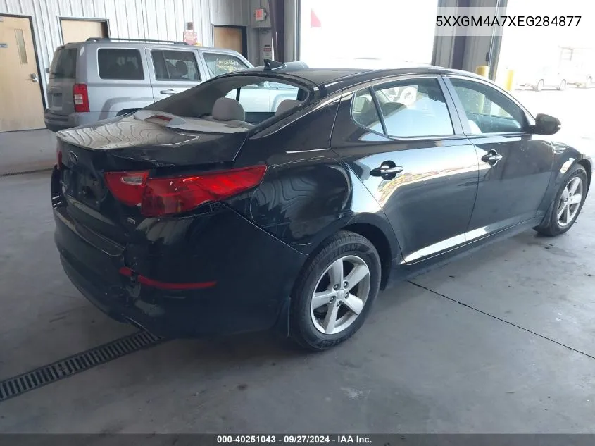 2014 Kia Optima Lx VIN: 5XXGM4A7XEG284877 Lot: 40251043