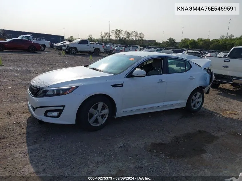 2014 Kia Optima Lx VIN: KNAGM4A76E5469591 Lot: 40275379