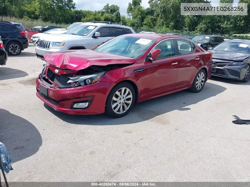 2014 Kia Optima Ex VIN: 5XXGN4A71EG268256 Lot: 40280474