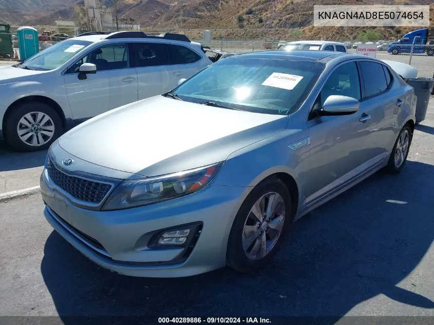 KNAGN4AD8E5074654 2014 Kia Optima Hybrid Ex