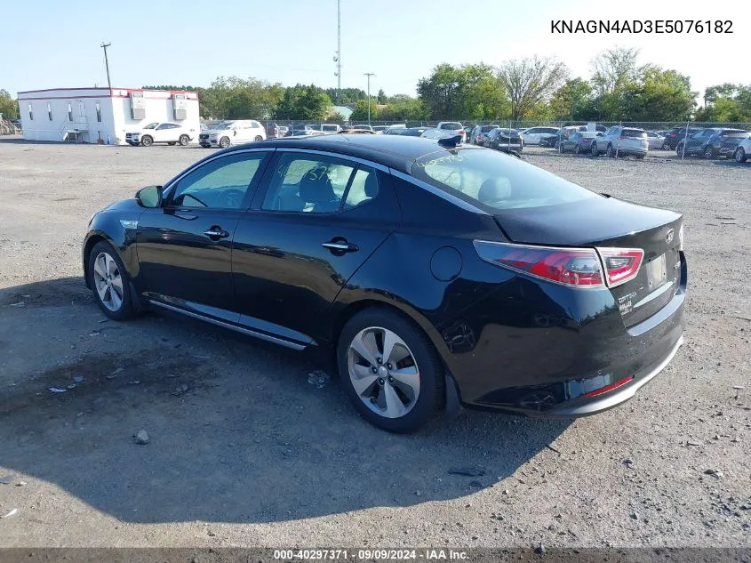 2014 Kia Optima Hybrid Ex VIN: KNAGN4AD3E5076182 Lot: 40297371