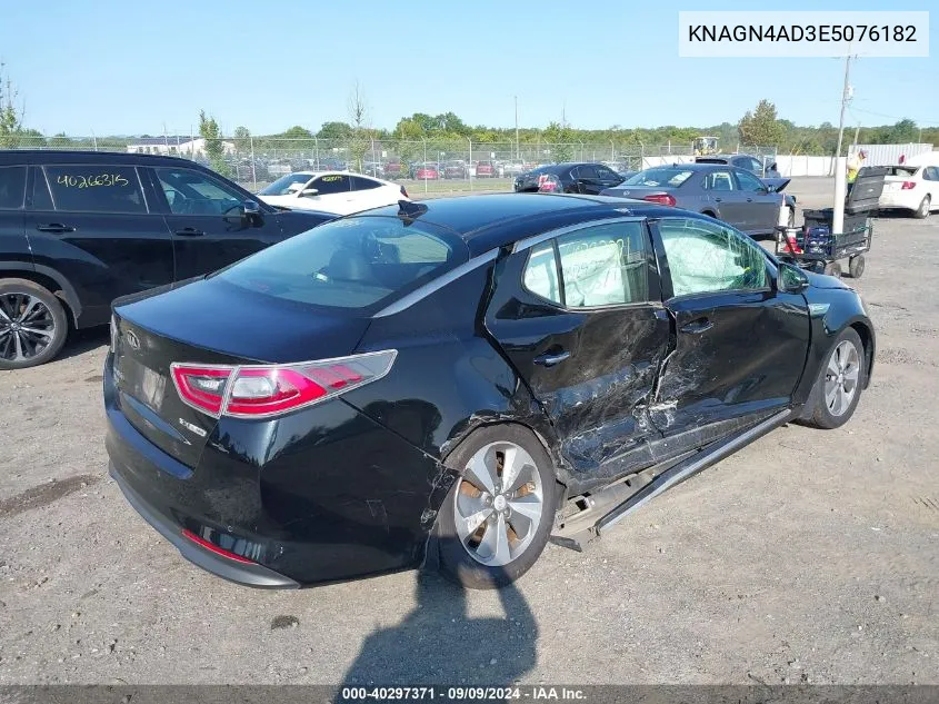 2014 Kia Optima Hybrid Ex VIN: KNAGN4AD3E5076182 Lot: 40297371