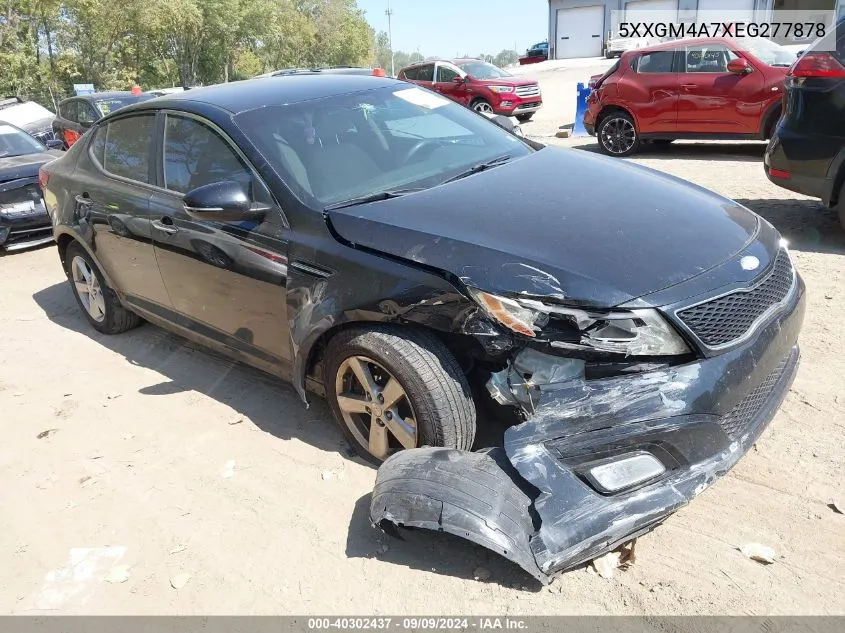 2014 Kia Optima Lx VIN: 5XXGM4A7XEG277878 Lot: 40302437