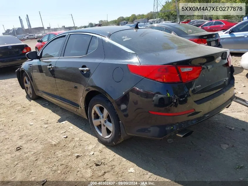 5XXGM4A7XEG277878 2014 Kia Optima Lx