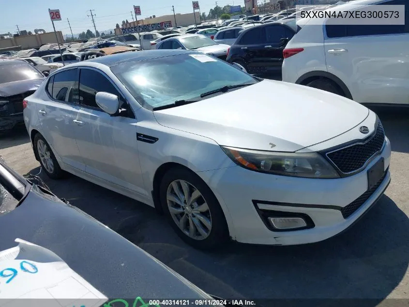 5XXGN4A7XEG300573 2014 Kia Optima Ex