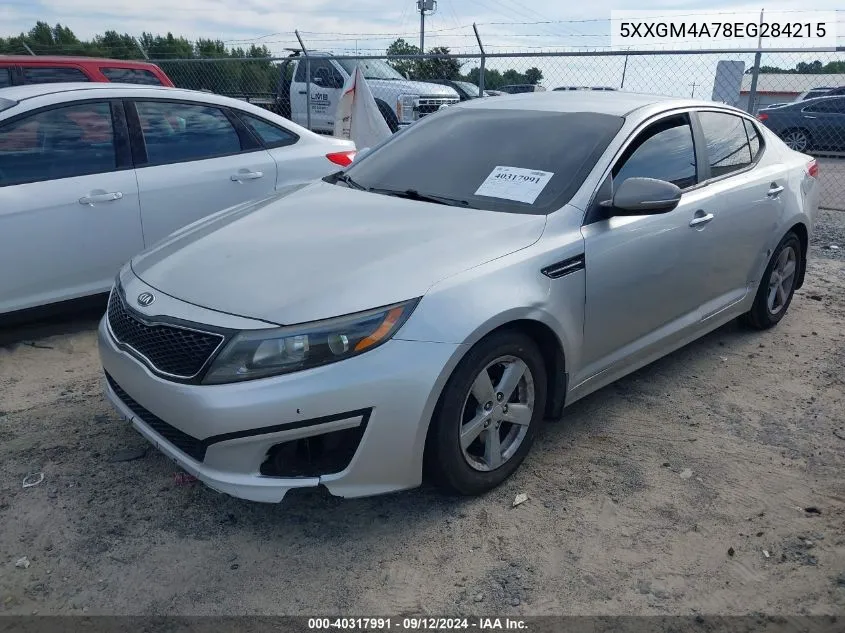 5XXGM4A78EG284215 2014 Kia Optima Lx