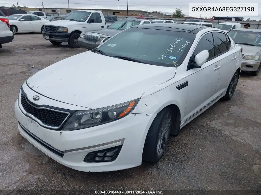 2014 Kia Optima Sxl Turbo VIN: 5XXGR4A68EG327198 Lot: 40318443