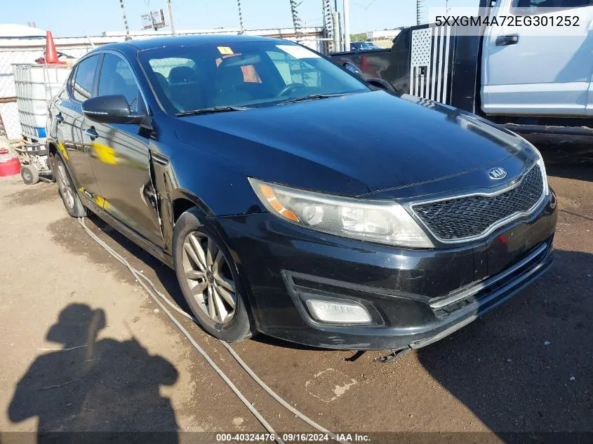 2014 Kia Optima Lx VIN: 5XXGM4A72EG301252 Lot: 40324476