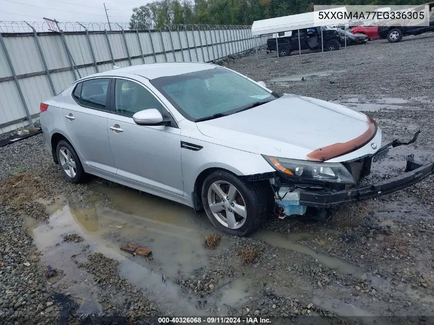 2014 Kia Optima Lx VIN: 5XXGM4A77EG336305 Lot: 40326068