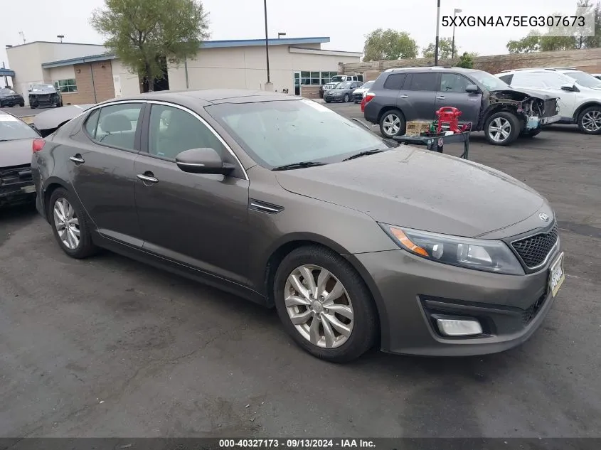 5XXGN4A75EG307673 2014 Kia Optima Ex