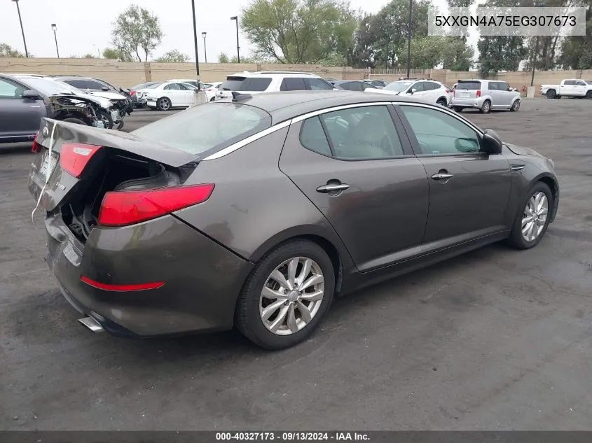 2014 Kia Optima Ex VIN: 5XXGN4A75EG307673 Lot: 40327173