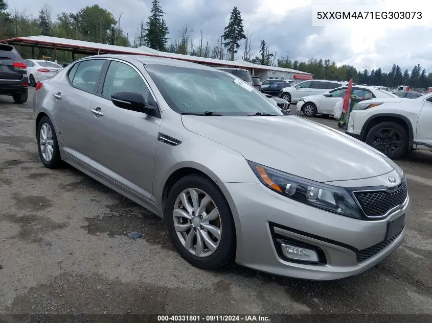 5XXGM4A71EG303073 2014 Kia Optima Lx