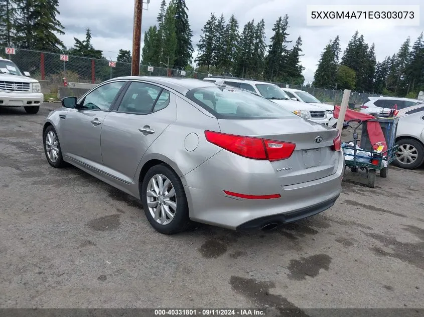 5XXGM4A71EG303073 2014 Kia Optima Lx