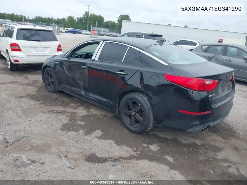 2014 Kia Optima Lx VIN: 5XXGM4A71EG341290 Lot: 40345914