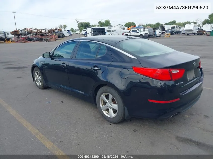 2014 Kia Optima Lx VIN: 5XXGM4A73EG290620 Lot: 40348290