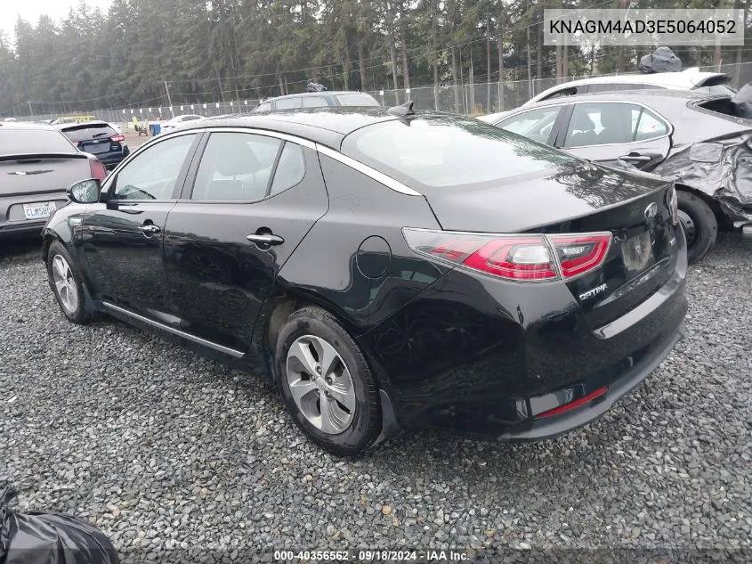 2014 Kia Optima Hybrid Lx VIN: KNAGM4AD3E5064052 Lot: 40356562