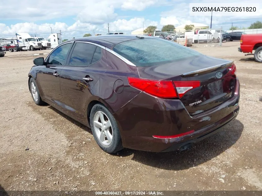 2014 Kia Optima Lx VIN: 5XXGM4A79EG261820 Lot: 40360427