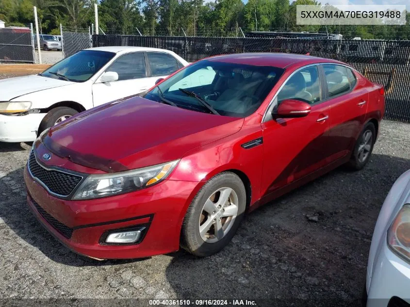 5XXGM4A70EG319488 2014 Kia Optima Lx