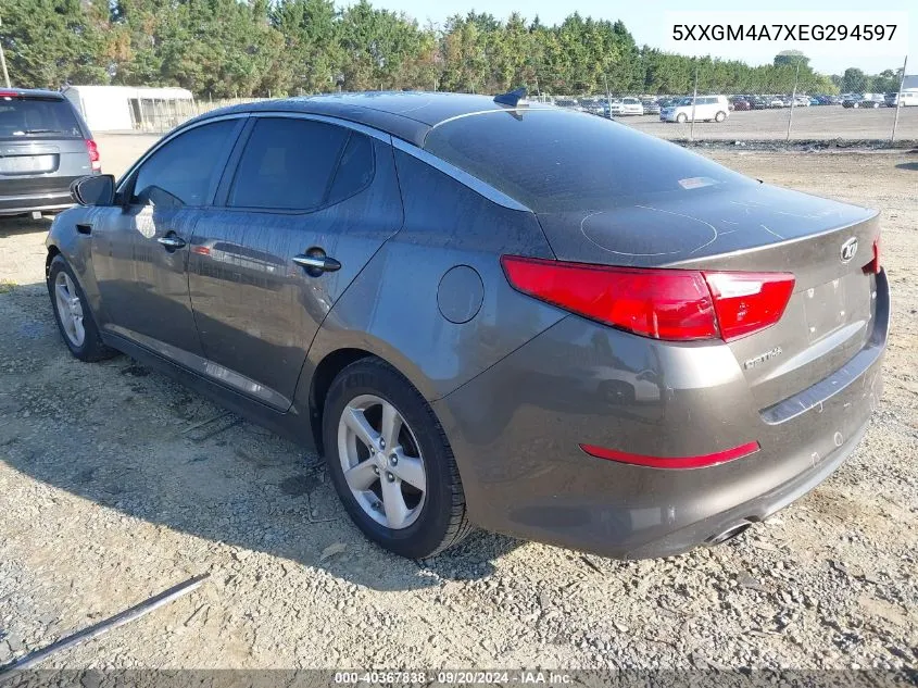 2014 Kia Optima Lx VIN: 5XXGM4A7XEG294597 Lot: 40367838