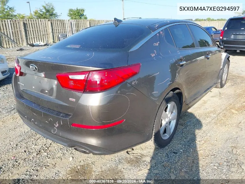 2014 Kia Optima Lx VIN: 5XXGM4A7XEG294597 Lot: 40367838