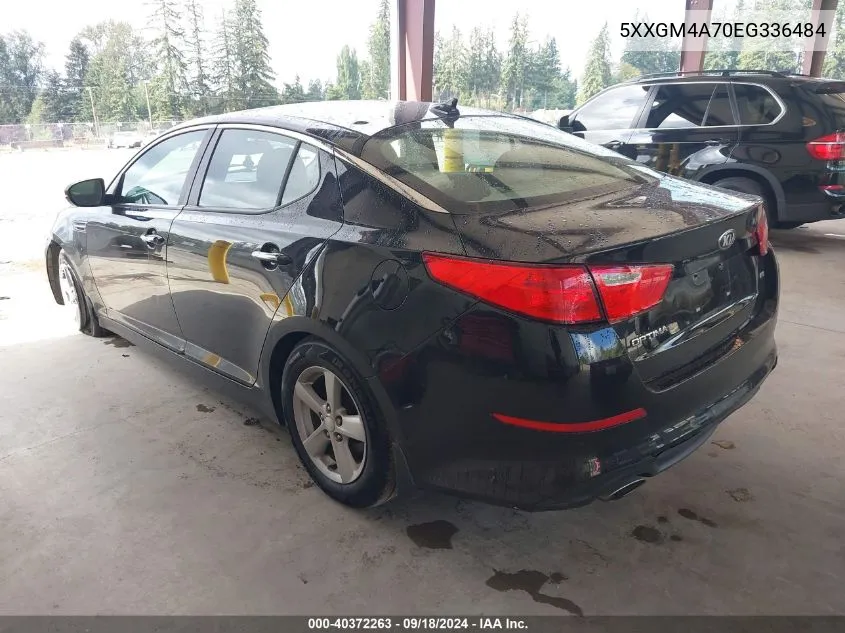 5XXGM4A70EG336484 2014 Kia Optima Lx