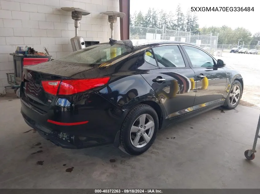 5XXGM4A70EG336484 2014 Kia Optima Lx