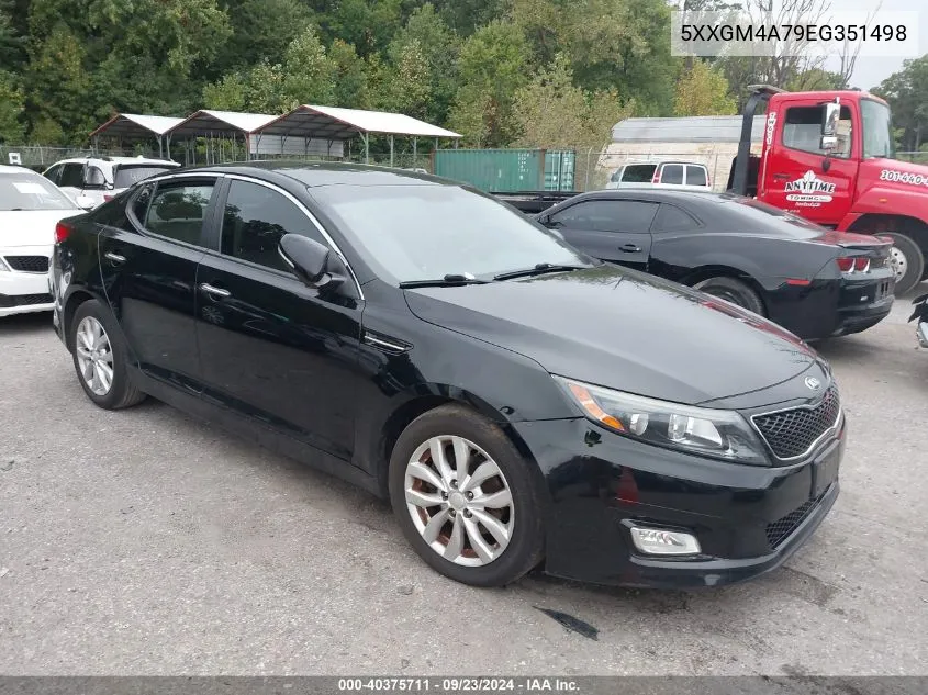 5XXGM4A79EG351498 2014 Kia Optima Lx