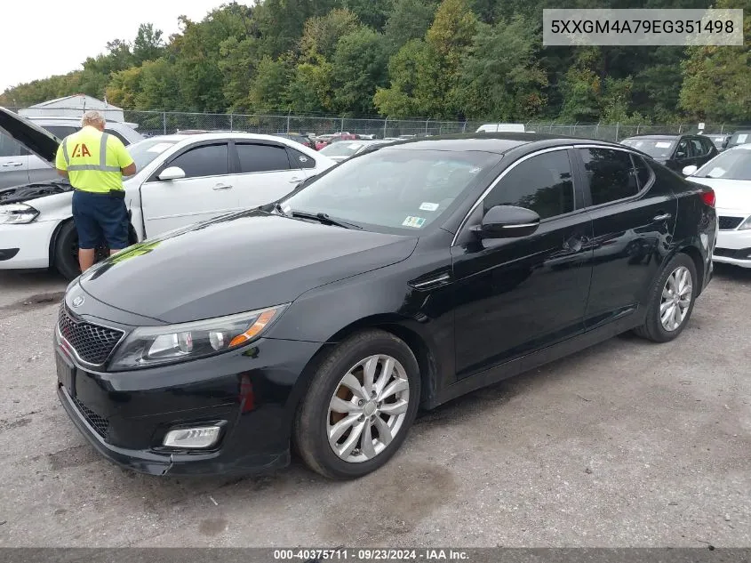 5XXGM4A79EG351498 2014 Kia Optima Lx