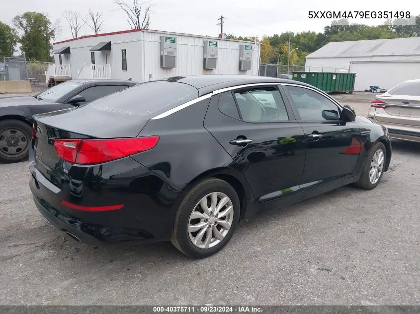 5XXGM4A79EG351498 2014 Kia Optima Lx