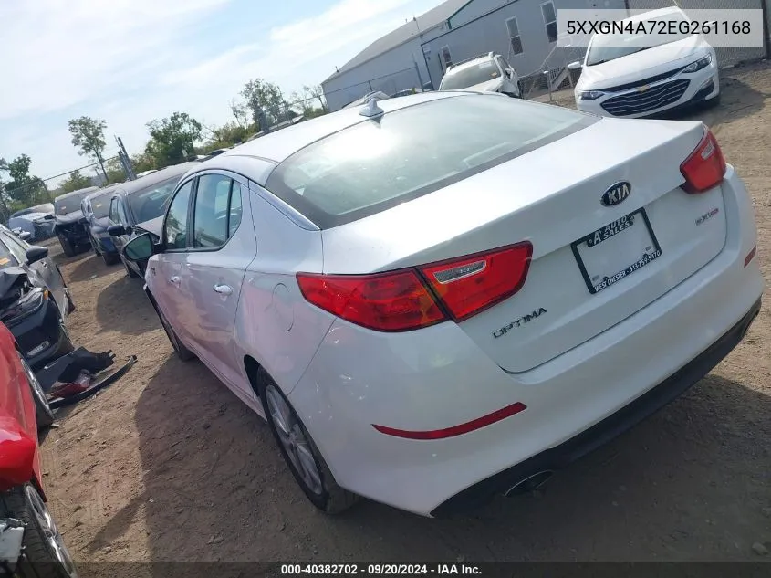 5XXGN4A72EG261168 2014 Kia Optima Ex