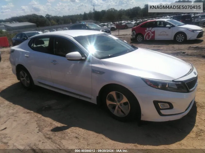 KNAGM4AD5E5070435 2014 Kia Optima Hybrid Lx